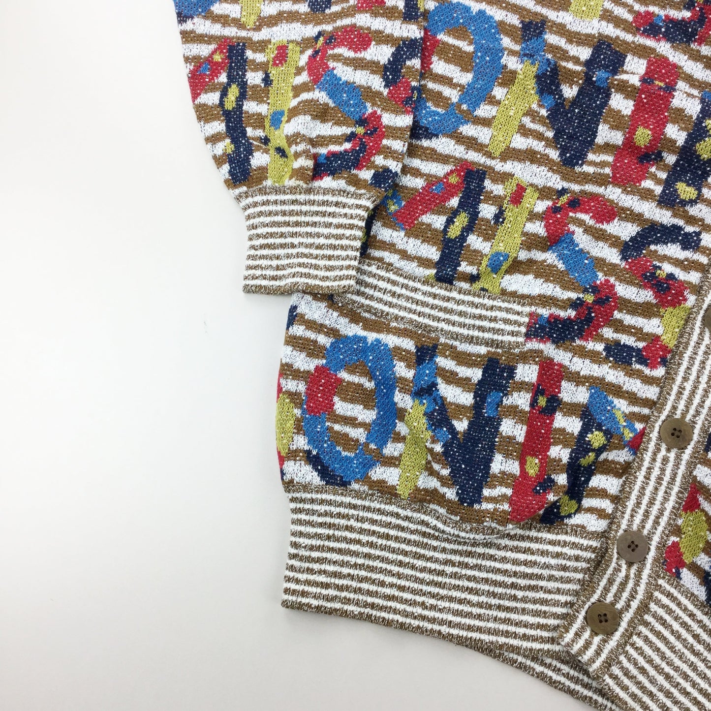 Missoni Laks Fifth Avenue 70s Cotton Cardigan - Large-olesstore-vintage-secondhand-shop-austria-österreich