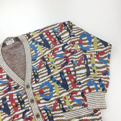 Missoni Laks Fifth Avenue 70s Cotton Cardigan - Large-olesstore-vintage-secondhand-shop-austria-österreich