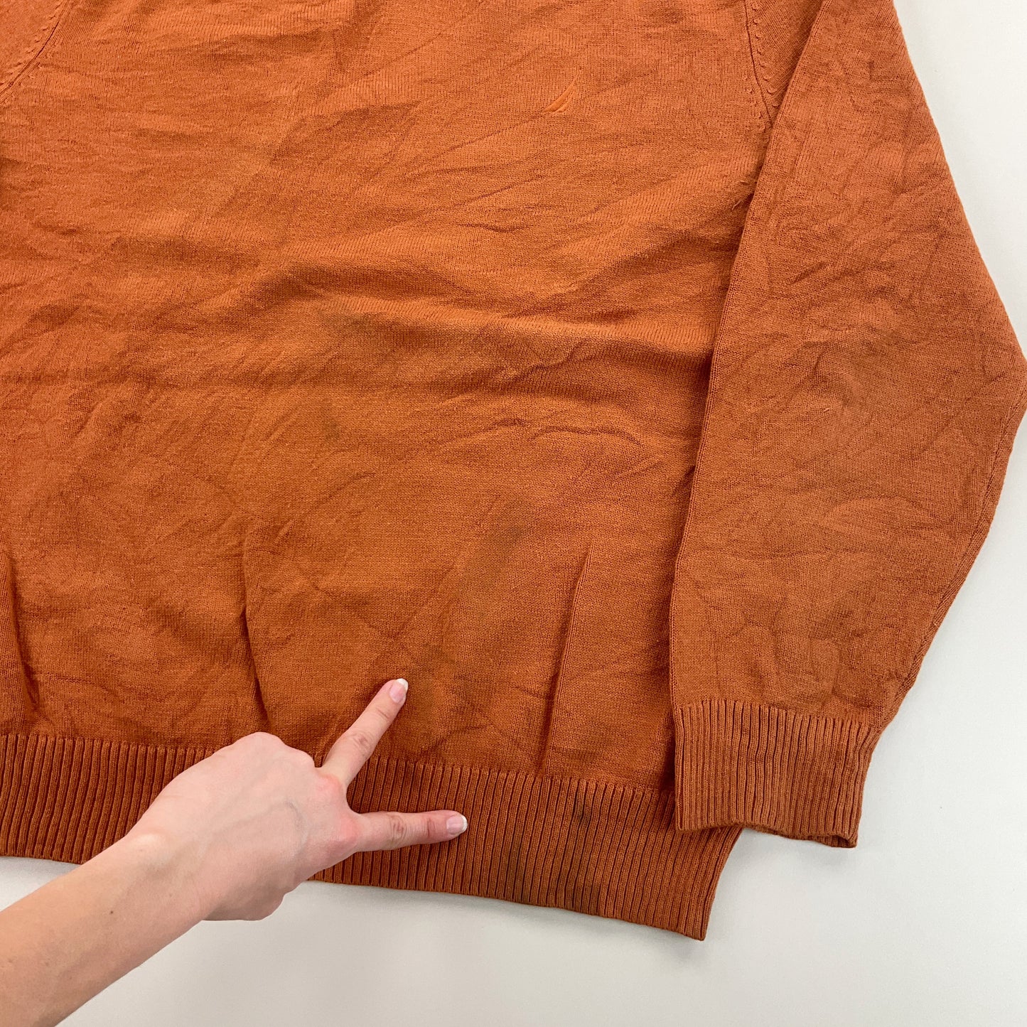 Nautica V-Neck Sweatshirt 3 PCS Set - XL-NAUTICA-olesstore-vintage-secondhand-shop-austria-österreich