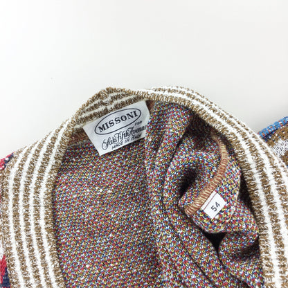 Missoni Laks Fifth Avenue 70s Cotton Cardigan - Large-olesstore-vintage-secondhand-shop-austria-österreich