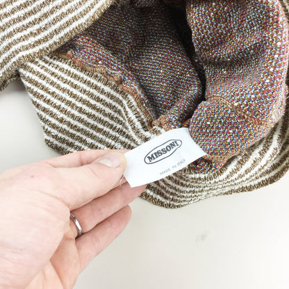 Missoni Laks Fifth Avenue 70s Cotton Cardigan - Large-olesstore-vintage-secondhand-shop-austria-österreich
