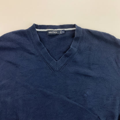 Nautica V-Neck Sweatshirt 3 PCS Set - XL-NAUTICA-olesstore-vintage-secondhand-shop-austria-österreich