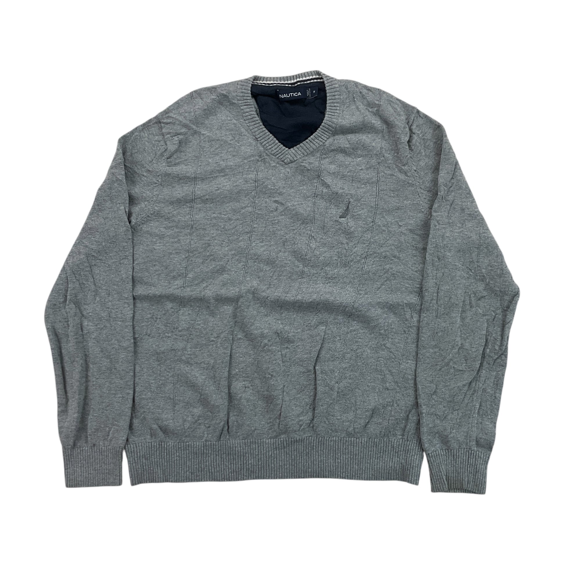 Nautica V-Neck Sweatshirt 3 PCS Set - Medium-NAUTICA-olesstore-vintage-secondhand-shop-austria-österreich