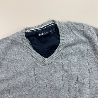 Nautica V-Neck Sweatshirt 3 PCS Set - Medium-NAUTICA-olesstore-vintage-secondhand-shop-austria-österreich