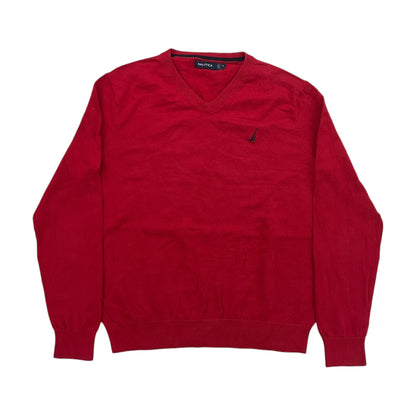 Nautica V-Neck Sweatshirt 3 PCS Set - Medium-NAUTICA-olesstore-vintage-secondhand-shop-austria-österreich