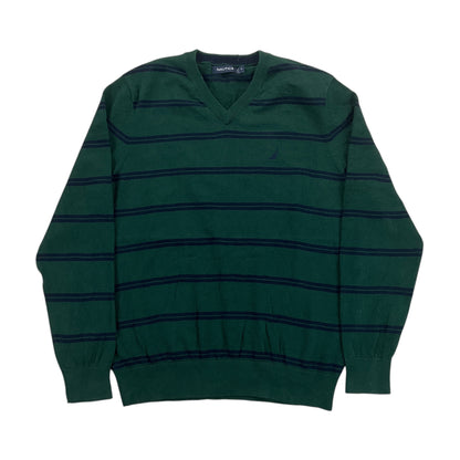 Nautica V-Neck Sweatshirt 3 PCS Set - Medium-NAUTICA-olesstore-vintage-secondhand-shop-austria-österreich