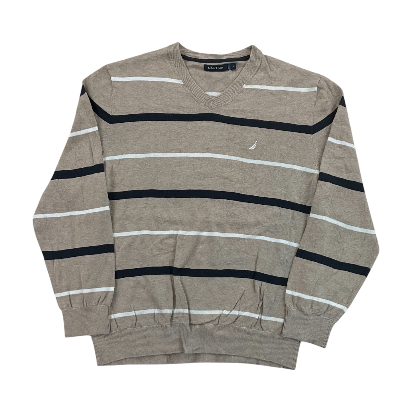 Nautica V-Neck Sweatshirt 3 PCS Set - XL-NAUTICA-olesstore-vintage-secondhand-shop-austria-österreich