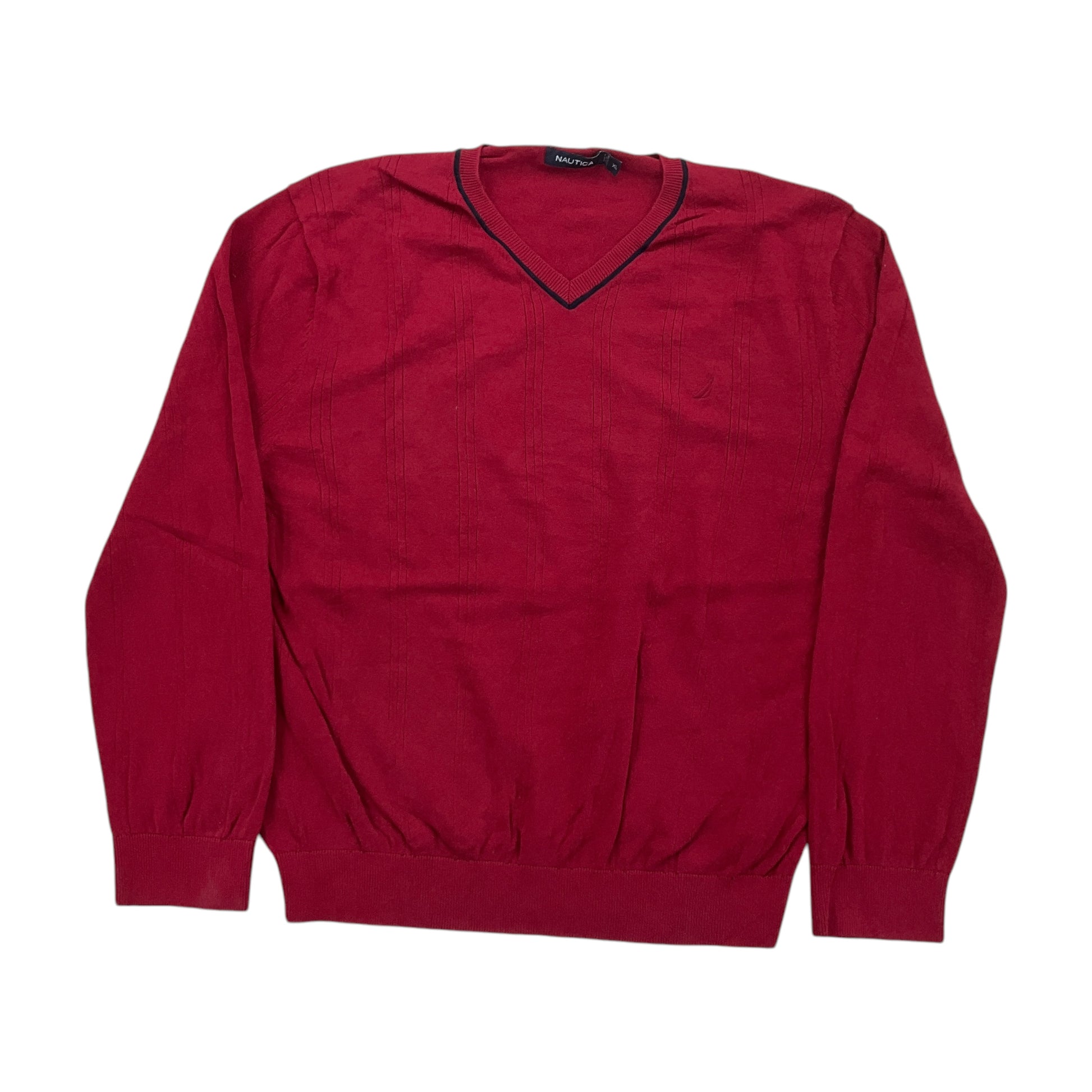 Nautica V-Neck Sweatshirt 3 PCS Set - XL-NAUTICA-olesstore-vintage-secondhand-shop-austria-österreich