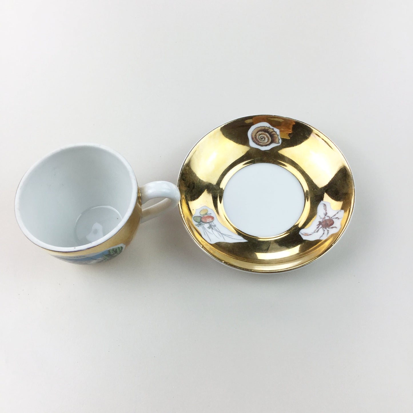 Mocha 2-Part Coffee Cup Suisse Langenthal, Alassio-olesstore-vintage-secondhand-shop-austria-österreich