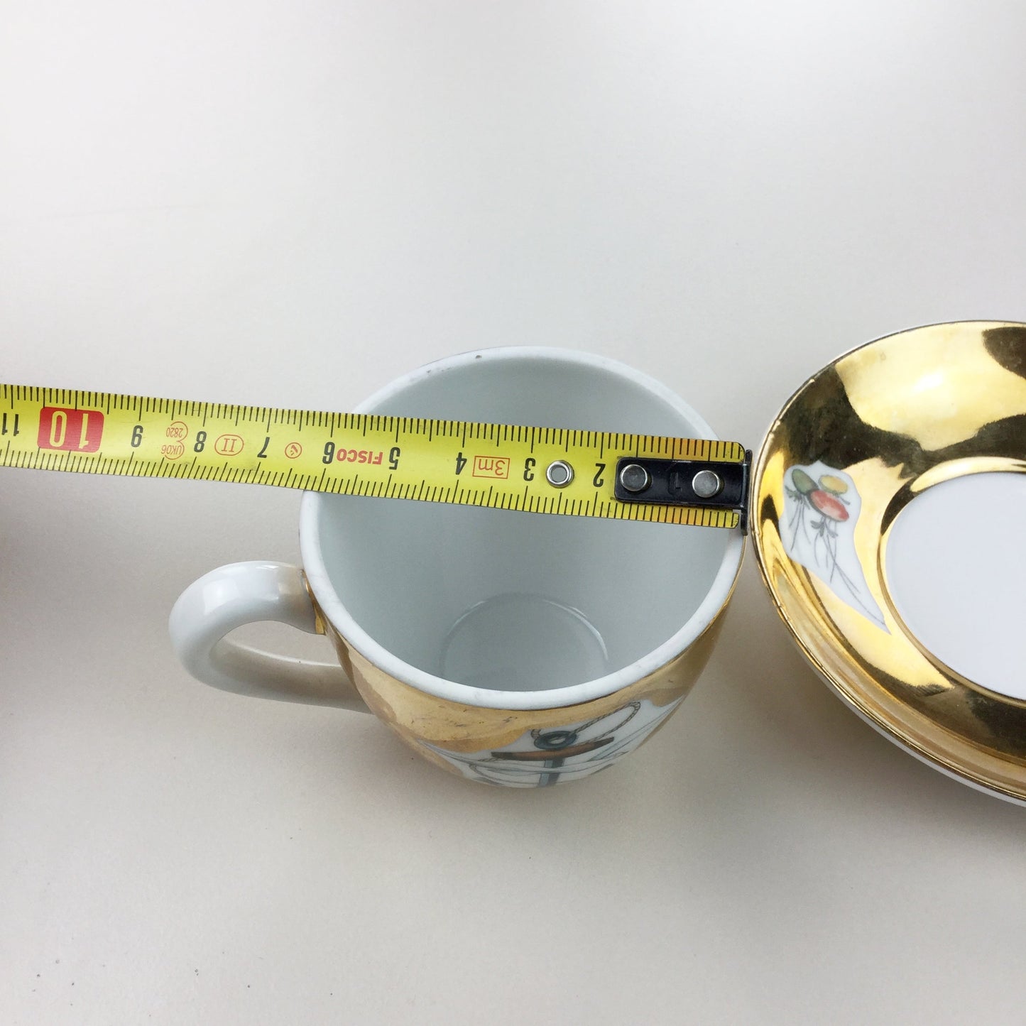Mocha 2-Part Coffee Cup Suisse Langenthal, Alassio-olesstore-vintage-secondhand-shop-austria-österreich