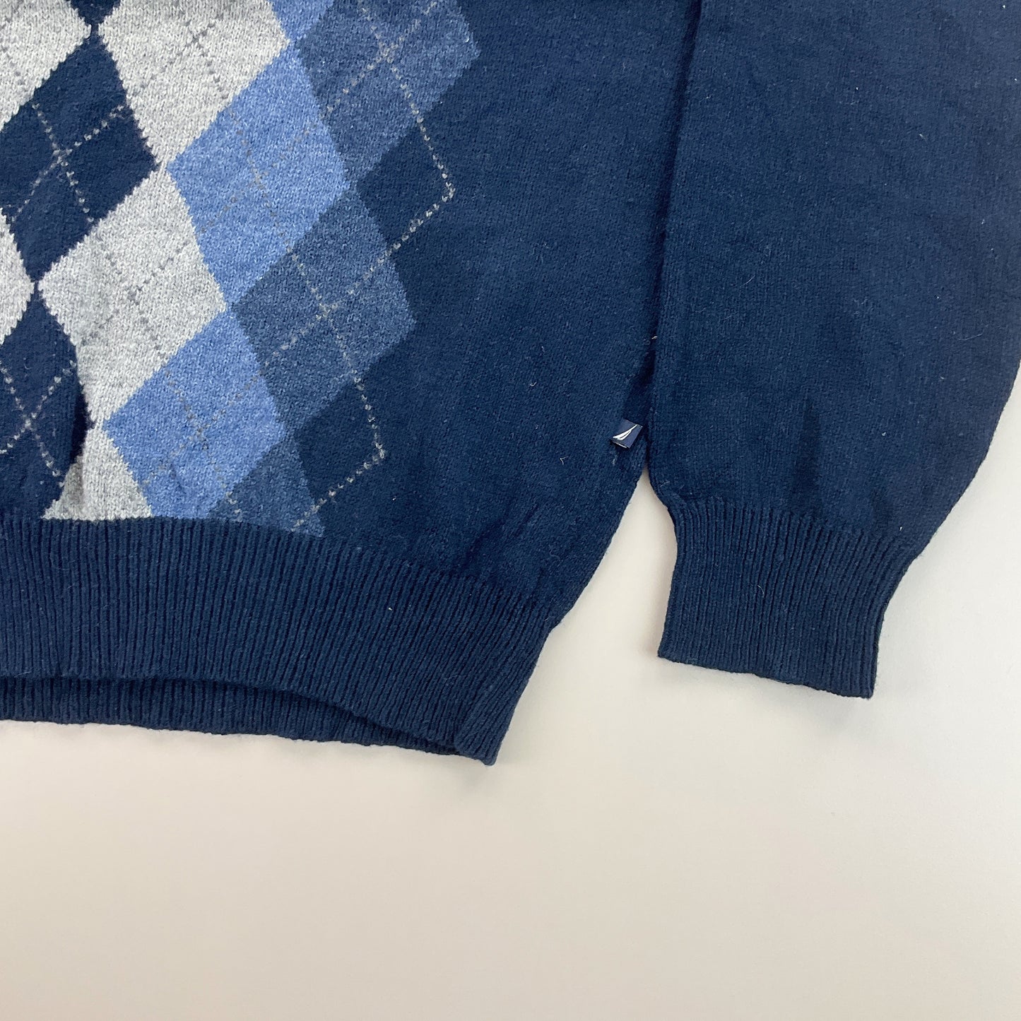 Nautica V-Neck Sweatshirt 3 PCS Set - Medium-NAUTICA-olesstore-vintage-secondhand-shop-austria-österreich