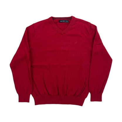 Nautica V-Neck Sweatshirt 3 PCS Set - Medium-NAUTICA-olesstore-vintage-secondhand-shop-austria-österreich