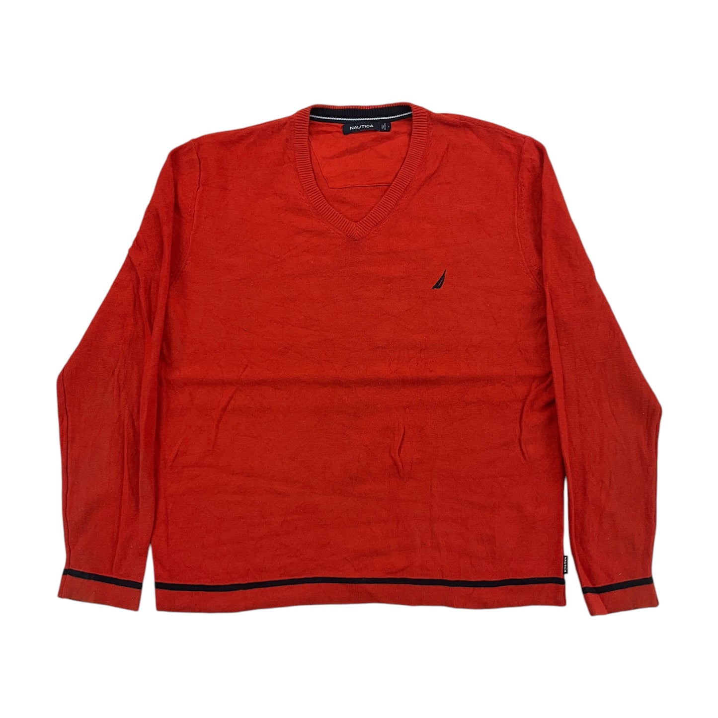 Nautica V-Neck Sweatshirt 3 PCS Set - Large-NAUTICA-olesstore-vintage-secondhand-shop-austria-österreich