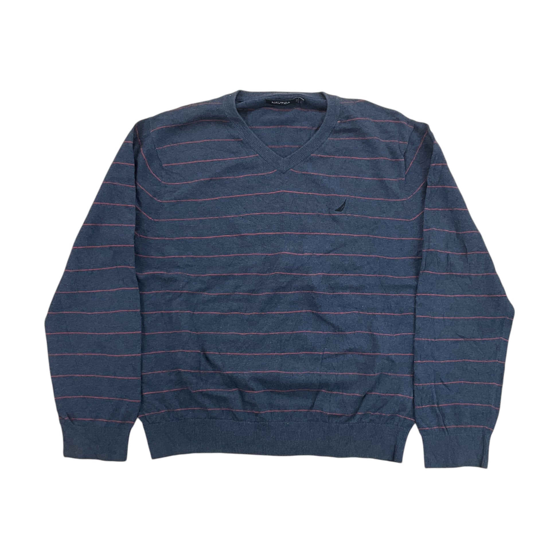 Nautica V-Neck Sweatshirt 3 PCS Set - Large-NAUTICA-olesstore-vintage-secondhand-shop-austria-österreich