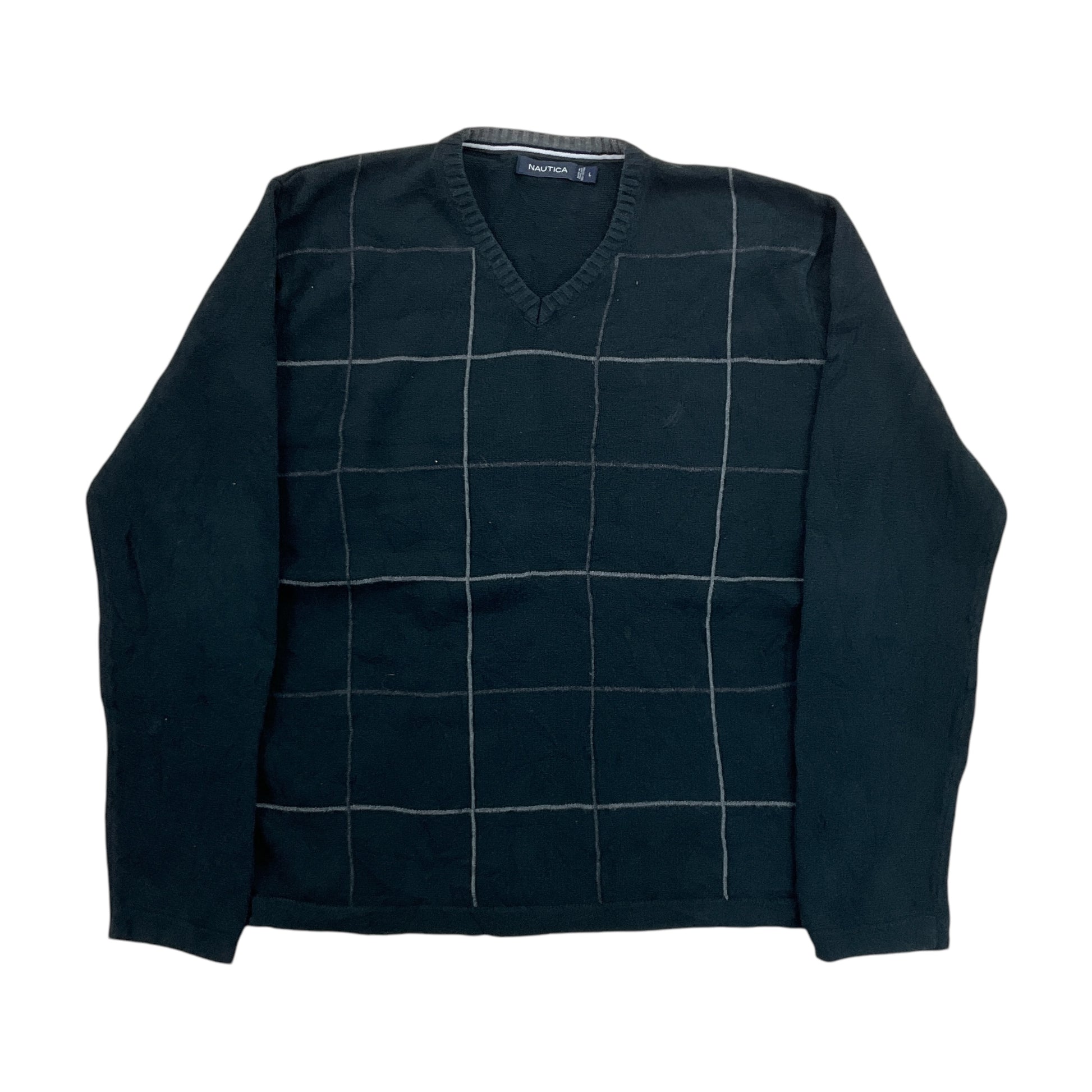 Nautica V-Neck Sweatshirt 3 PCS Set - Large-NAUTICA-olesstore-vintage-secondhand-shop-austria-österreich