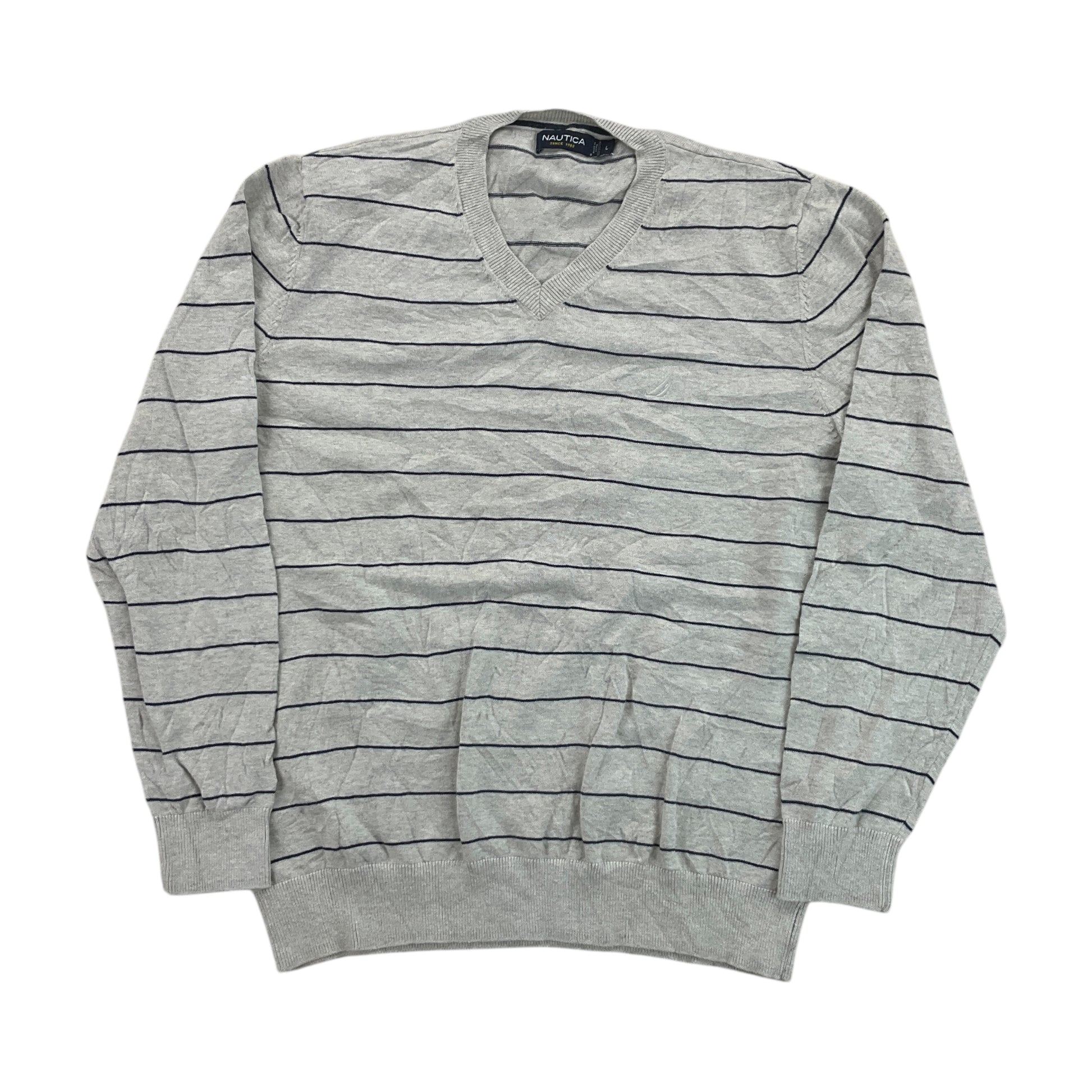 Nautica V-Neck Sweatshirt 3 PCS Set - Large-NAUTICA-olesstore-vintage-secondhand-shop-austria-österreich