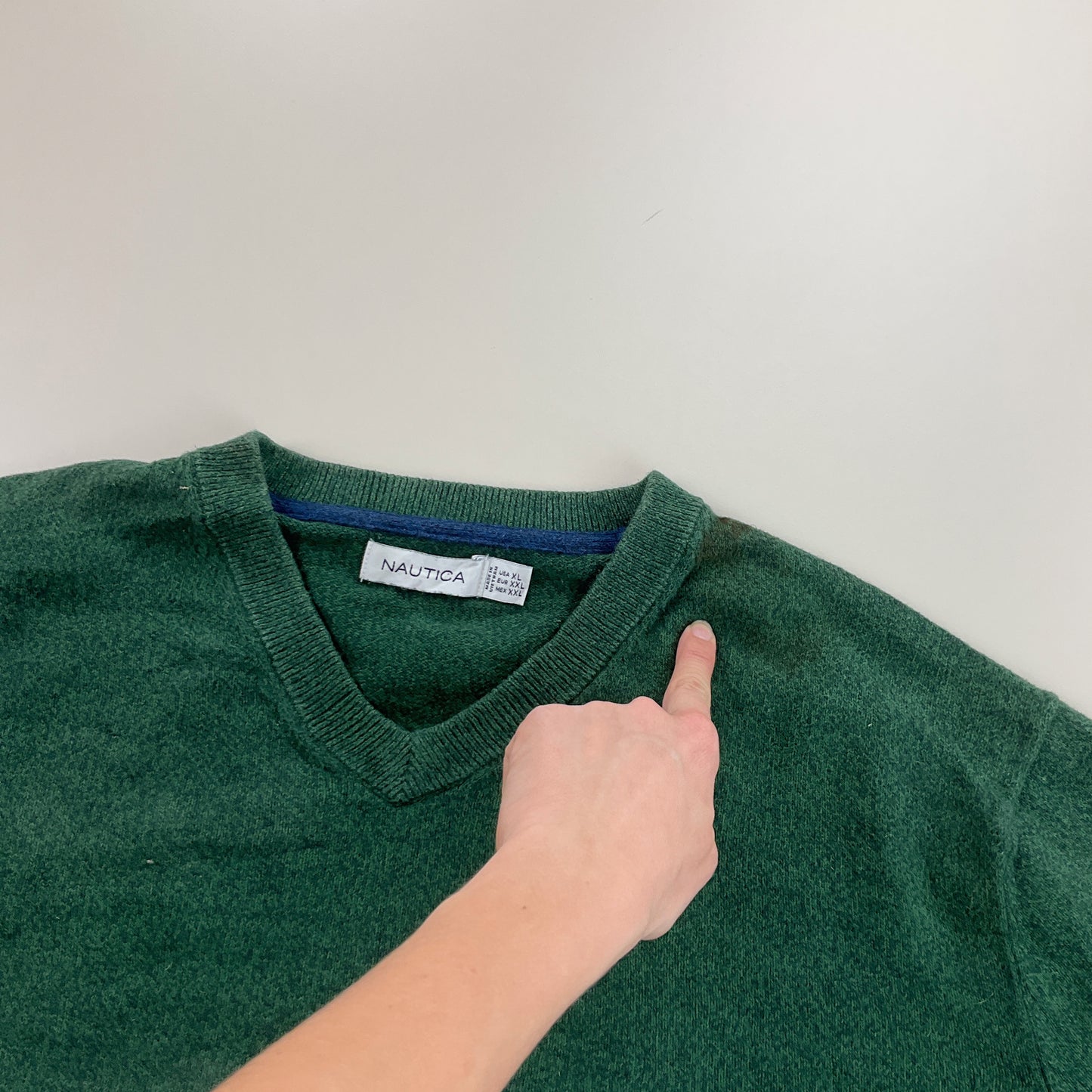 Nautica V-Neck Sweatshirt 3 PCS Set - XXL-NAUTICA-olesstore-vintage-secondhand-shop-austria-österreich