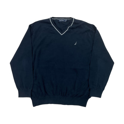 Nautica V-Neck Sweatshirt 3 PCS Set - XXL-NAUTICA-olesstore-vintage-secondhand-shop-austria-österreich