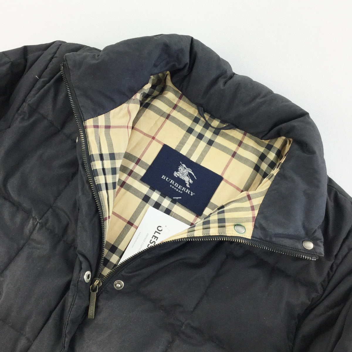 Burberry Puffer Winter Jacket - Small-olesstore-vintage-secondhand-shop-austria-österreich
