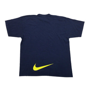 Nike 90s Center Swoosh T-Shirt - Large-NIKE-olesstore-vintage-secondhand-shop-austria-österreich