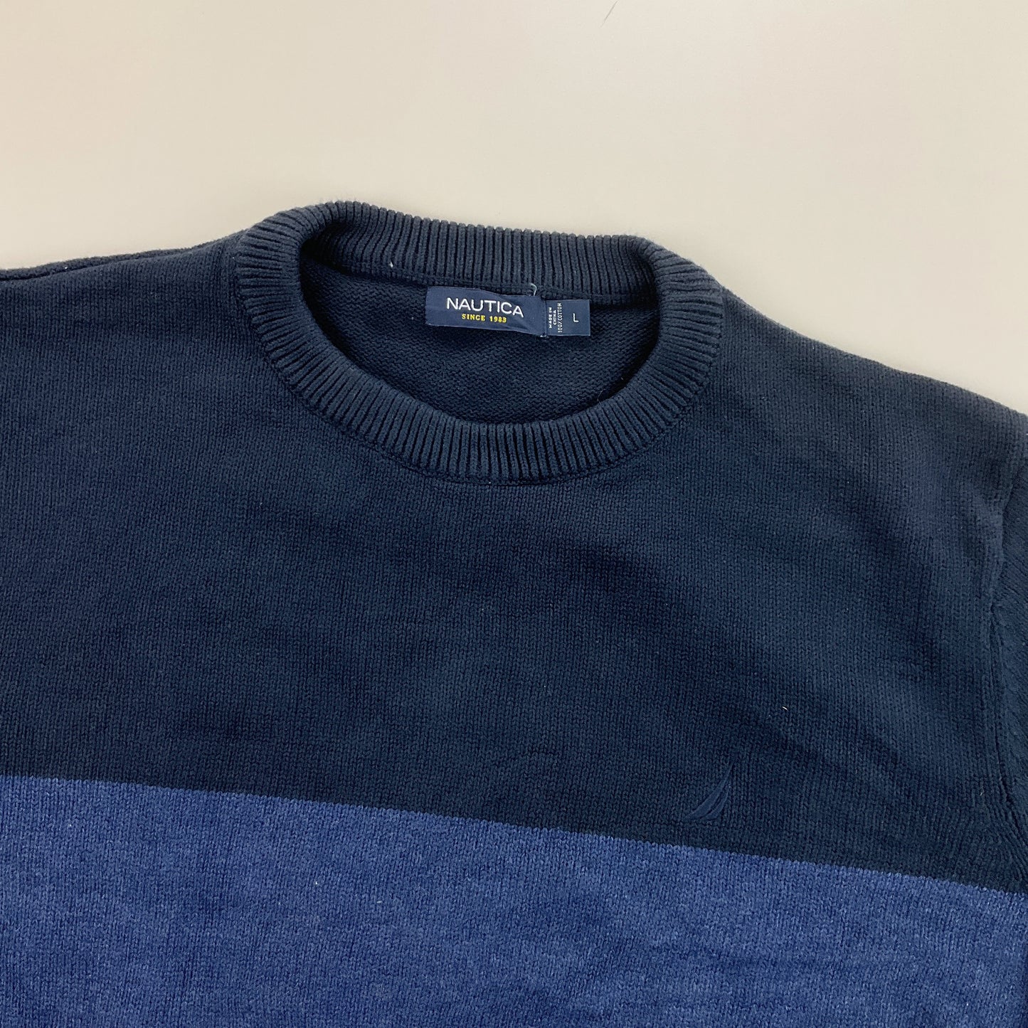 Nautica Basic Sweatshirt 3 PCS Set - Large-NAUTICA-olesstore-vintage-secondhand-shop-austria-österreich