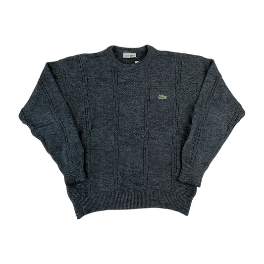 Lacoste 90s Woll- Sweatshirt - Herren/M-LACOSTE-olesstore-vintage-secondhand-shop-austria-österreich
