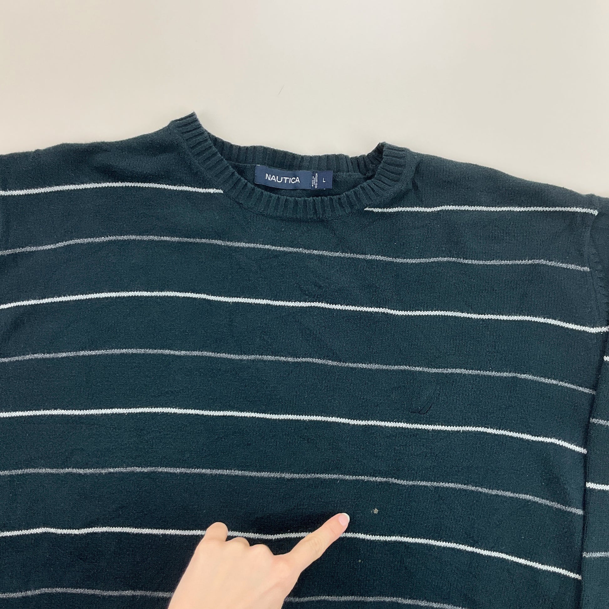 Nautica Basic Sweatshirt 3 PCS Set - Large-NAUTICA-olesstore-vintage-secondhand-shop-austria-österreich