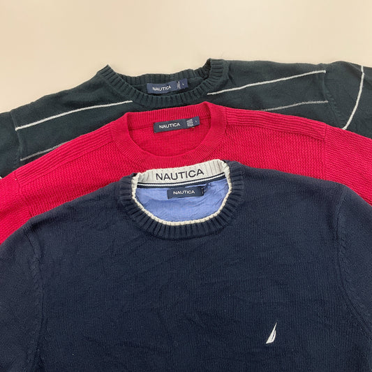 Nautica Basic Sweatshirt 3 PCS Set - Large-NAUTICA-olesstore-vintage-secondhand-shop-austria-österreich