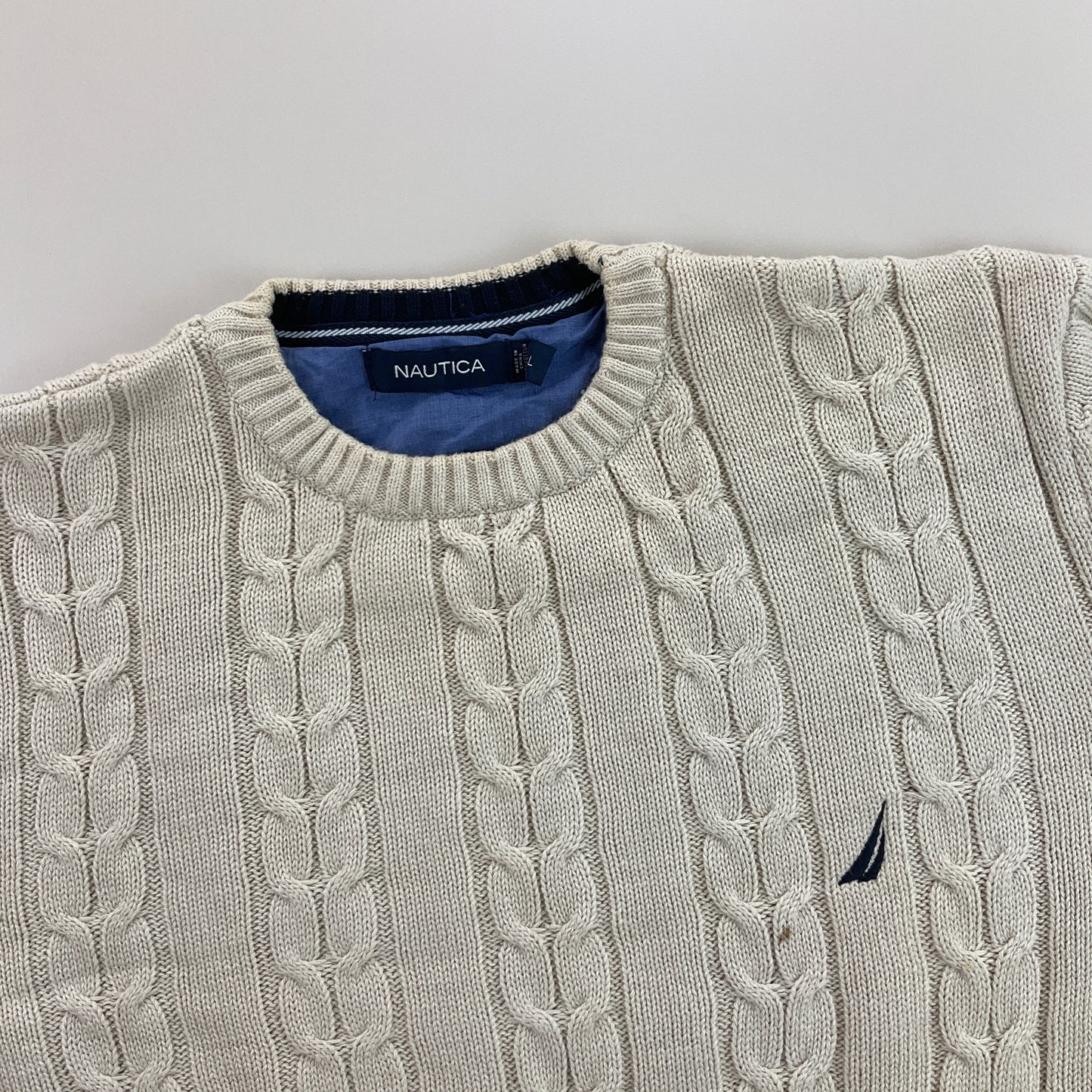 Nautica Basic Sweatshirt 3 PCS Set - Large-NAUTICA-olesstore-vintage-secondhand-shop-austria-österreich