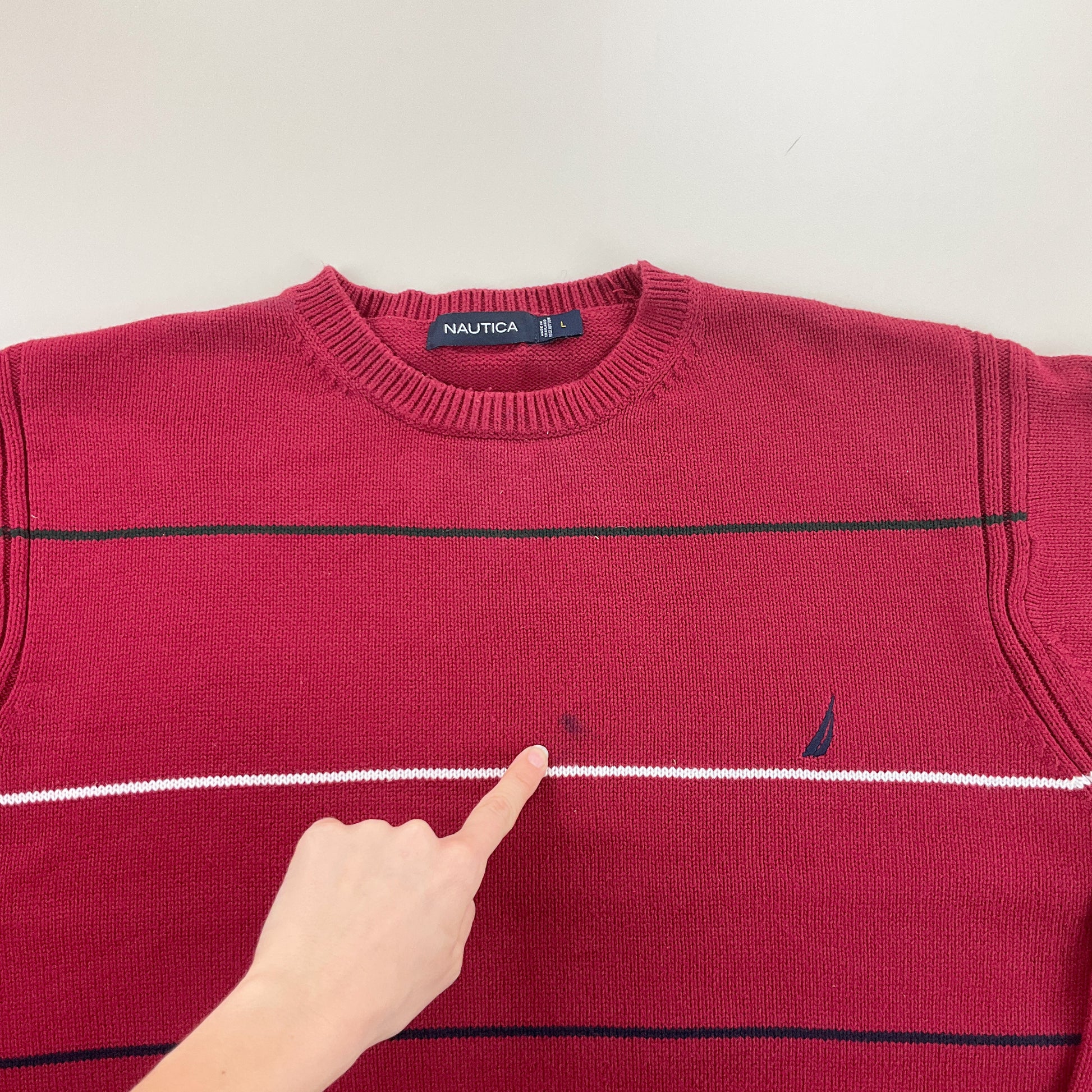 Nautica Basic Sweatshirt 3 PCS Set - Large-NAUTICA-olesstore-vintage-secondhand-shop-austria-österreich