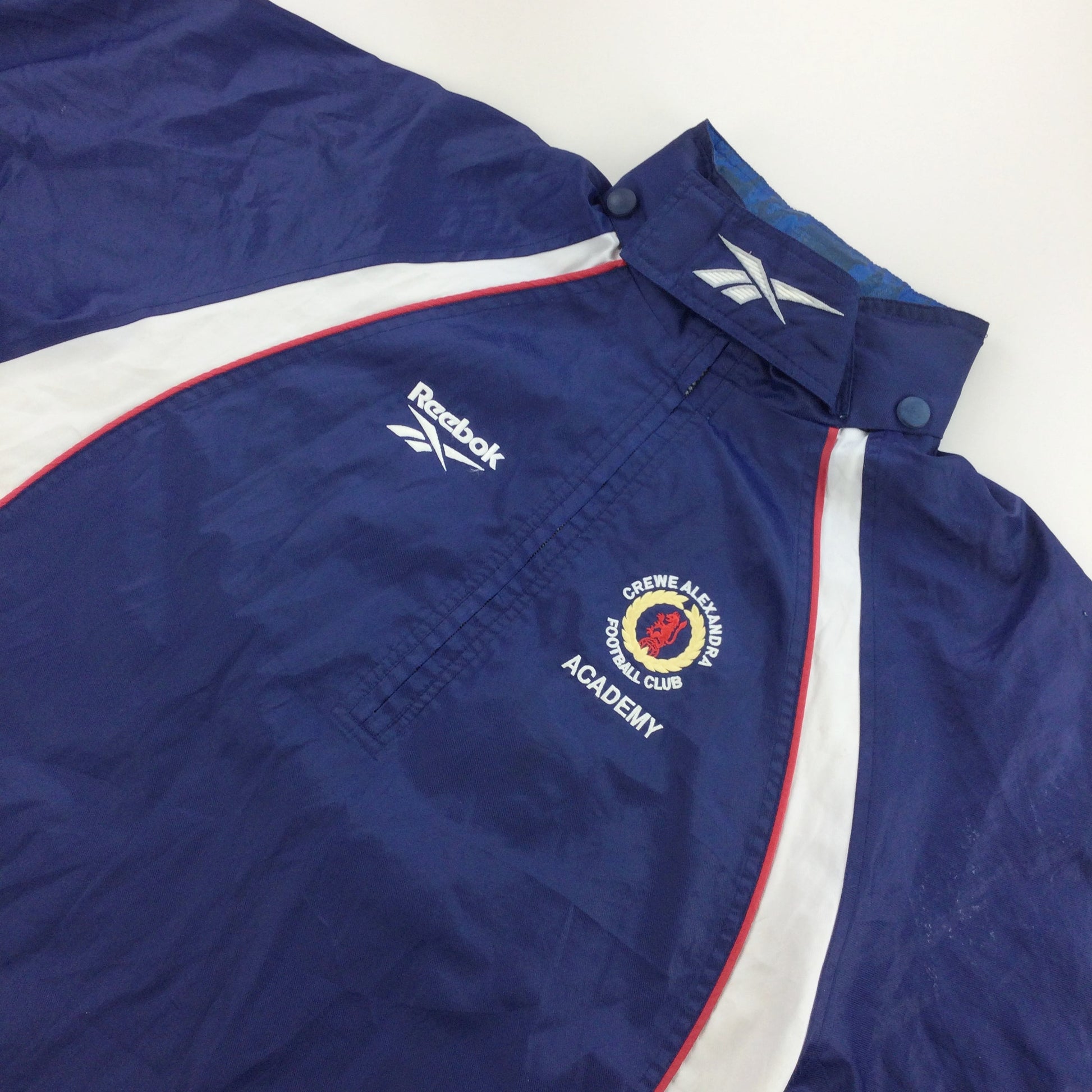 Reebok 90s Crewe Alexandra Academy Jacket - Large-REEBOK-olesstore-vintage-secondhand-shop-austria-österreich