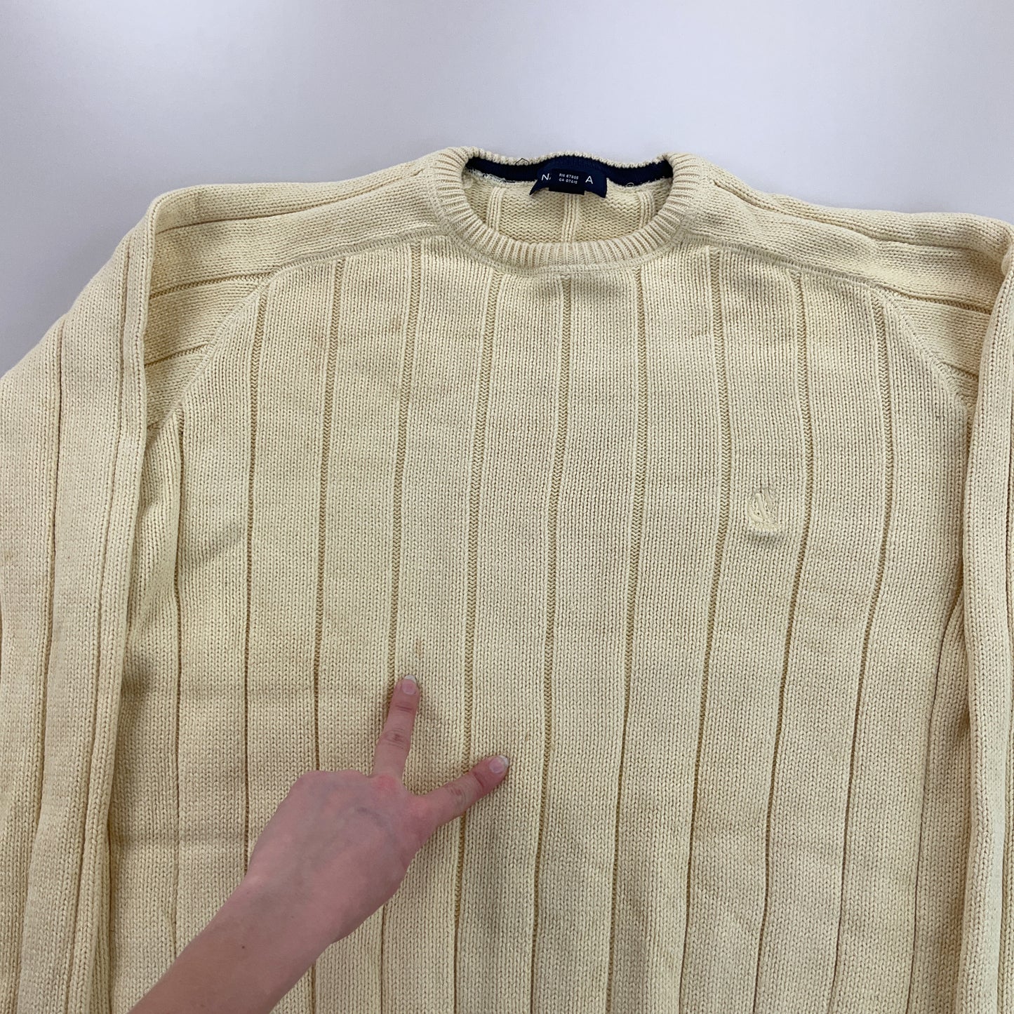 Nautica Basic Sweatshirt 3 PCS Set - Large-NAUTICA-olesstore-vintage-secondhand-shop-austria-österreich