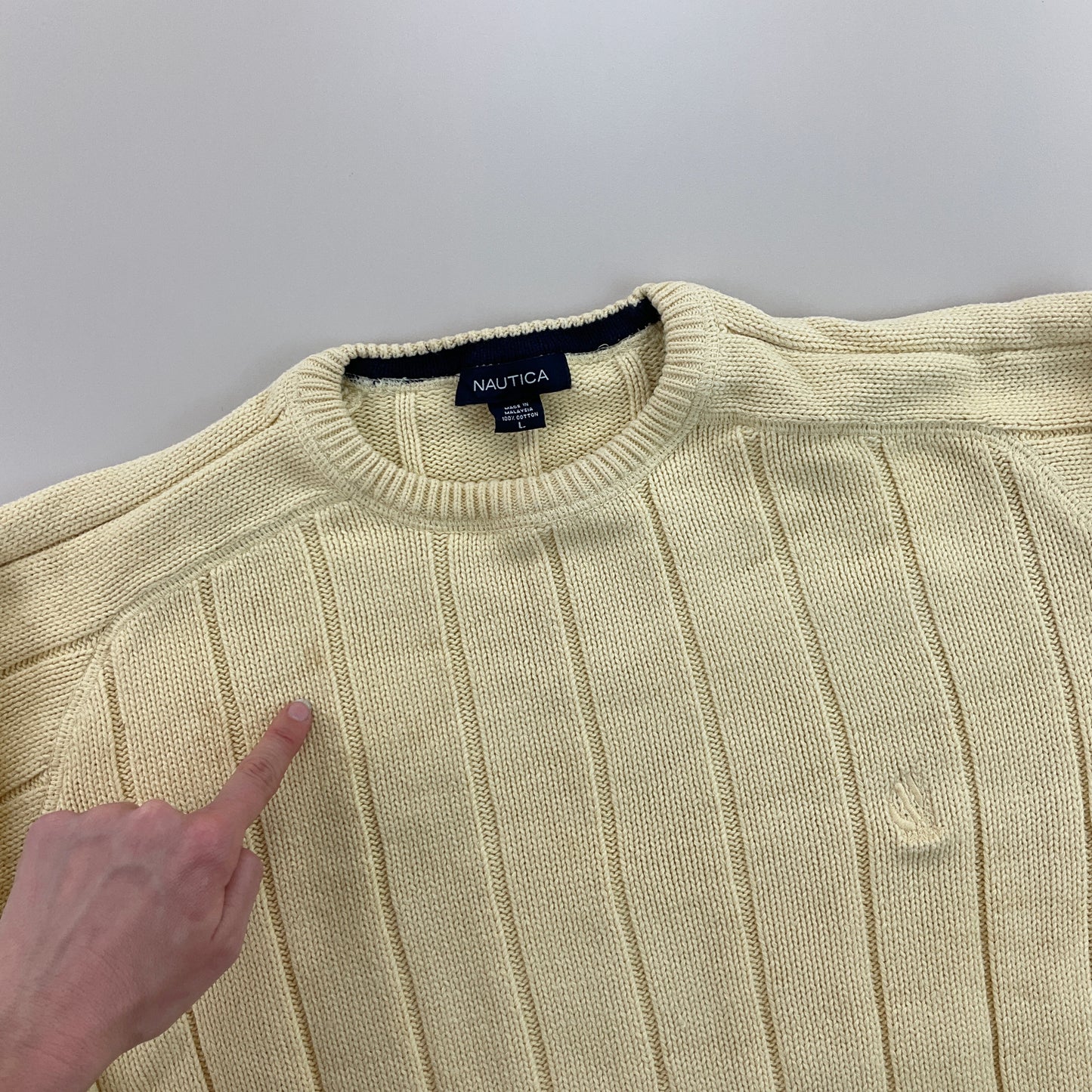 Nautica Basic Sweatshirt 3 PCS Set - Large-NAUTICA-olesstore-vintage-secondhand-shop-austria-österreich