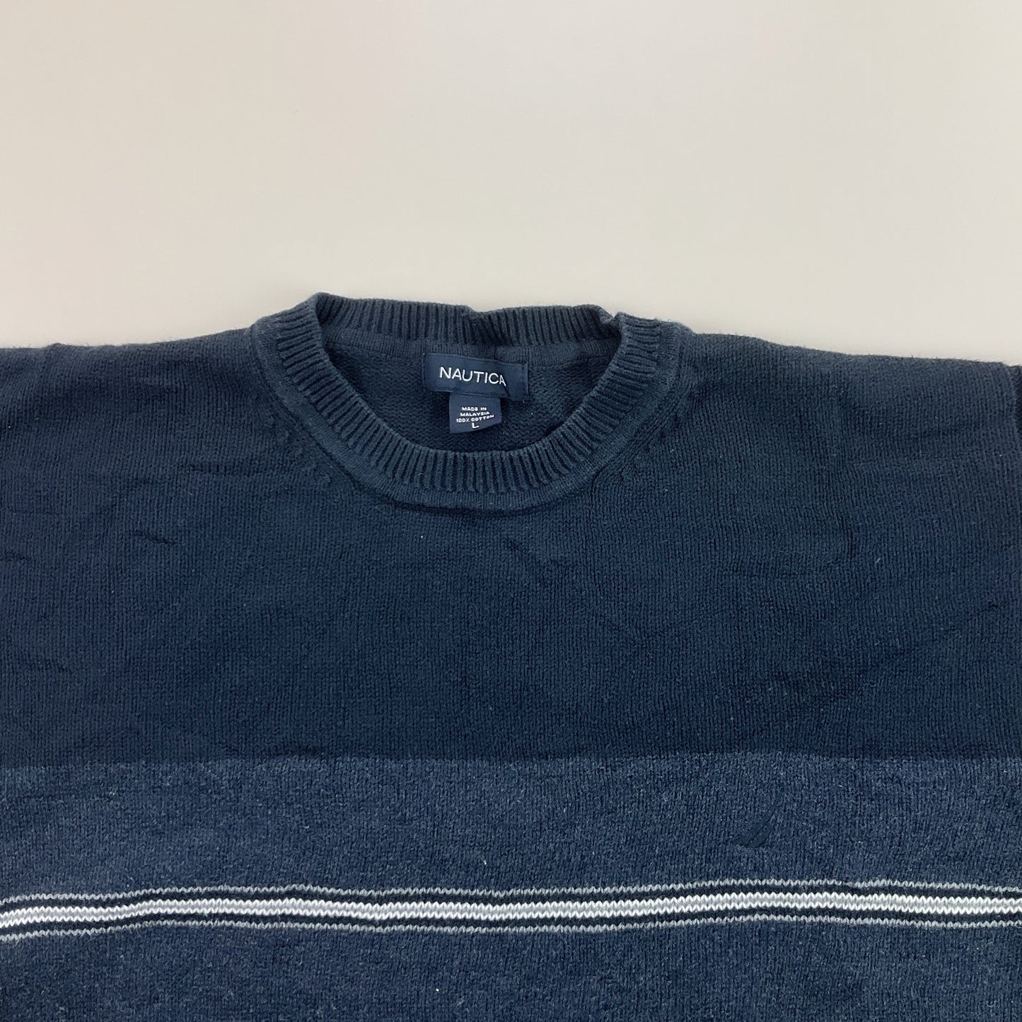 Nautica Basic Sweatshirt 3 PCS Set - Large-NAUTICA-olesstore-vintage-secondhand-shop-austria-österreich