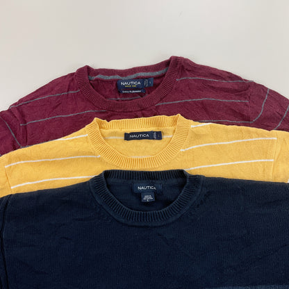 Nautica Basic Sweatshirt 3 PCS Set - Large-NAUTICA-olesstore-vintage-secondhand-shop-austria-österreich