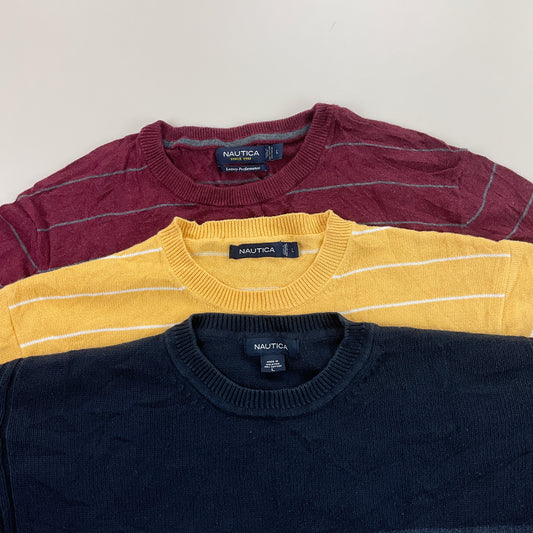 Nautica Basic Sweatshirt 3 PCS Set - Large-NAUTICA-olesstore-vintage-secondhand-shop-austria-österreich