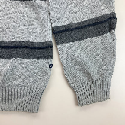 Nautica Basic Sweatshirt 2 PCS Set - Large-NAUTICA-olesstore-vintage-secondhand-shop-austria-österreich