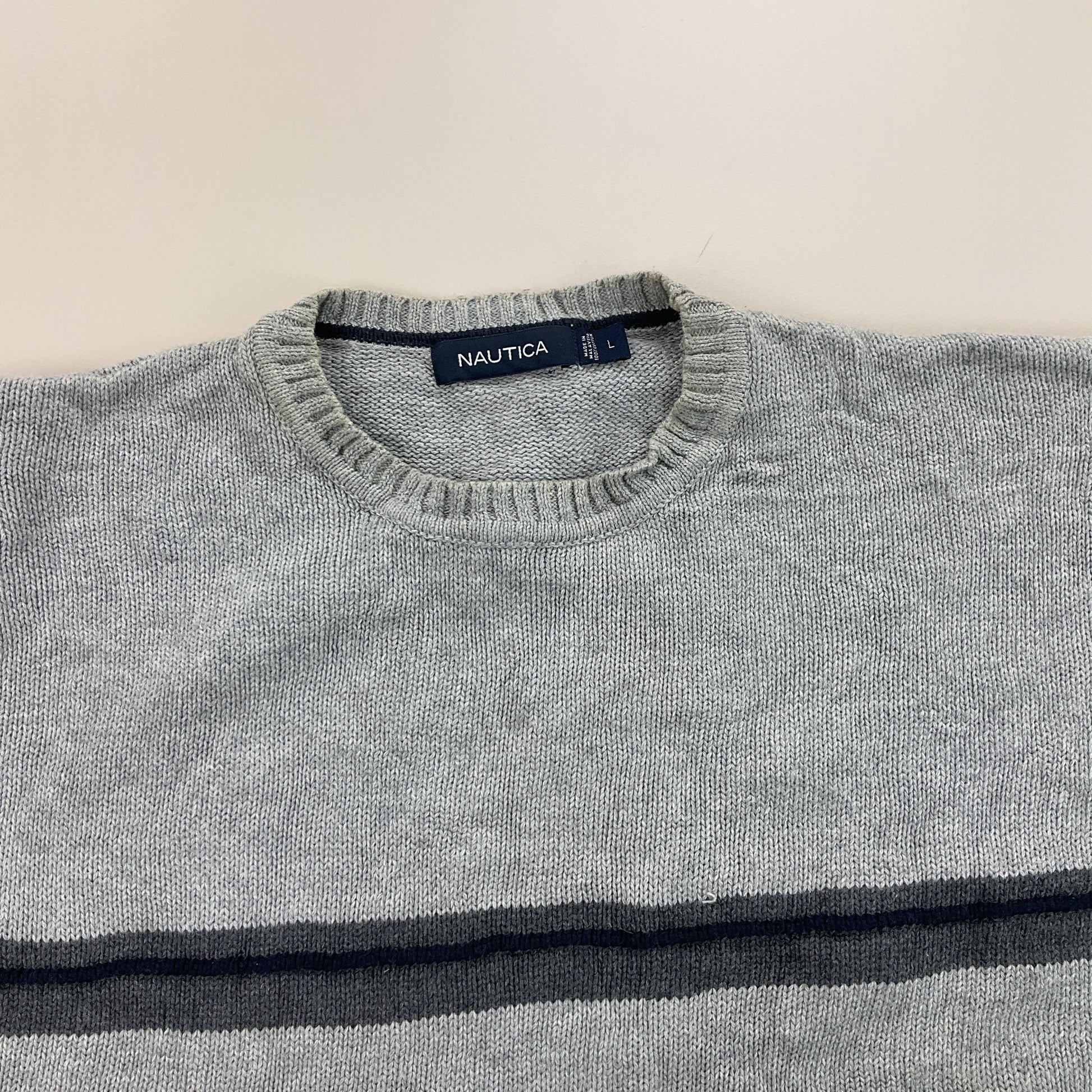 Nautica Basic Sweatshirt 2 PCS Set - Large-NAUTICA-olesstore-vintage-secondhand-shop-austria-österreich
