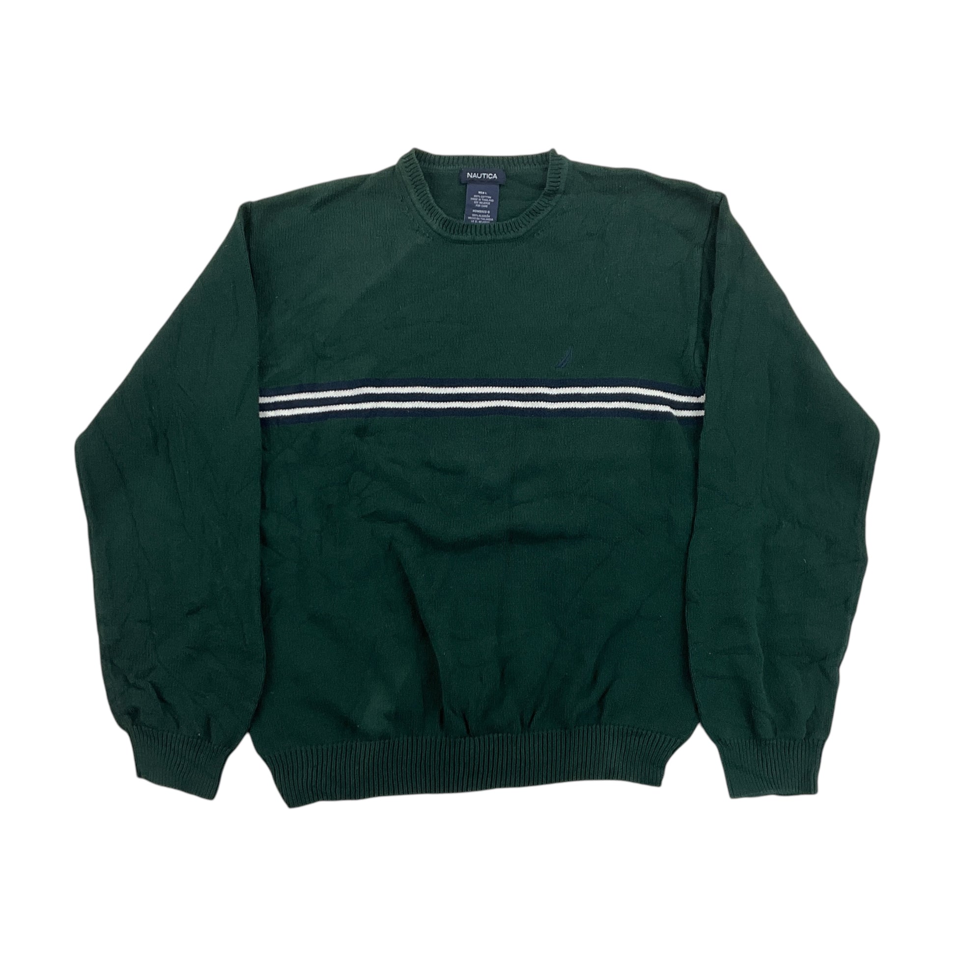 Nautica Basic Sweatshirt 2 PCS Set - Large-NAUTICA-olesstore-vintage-secondhand-shop-austria-österreich