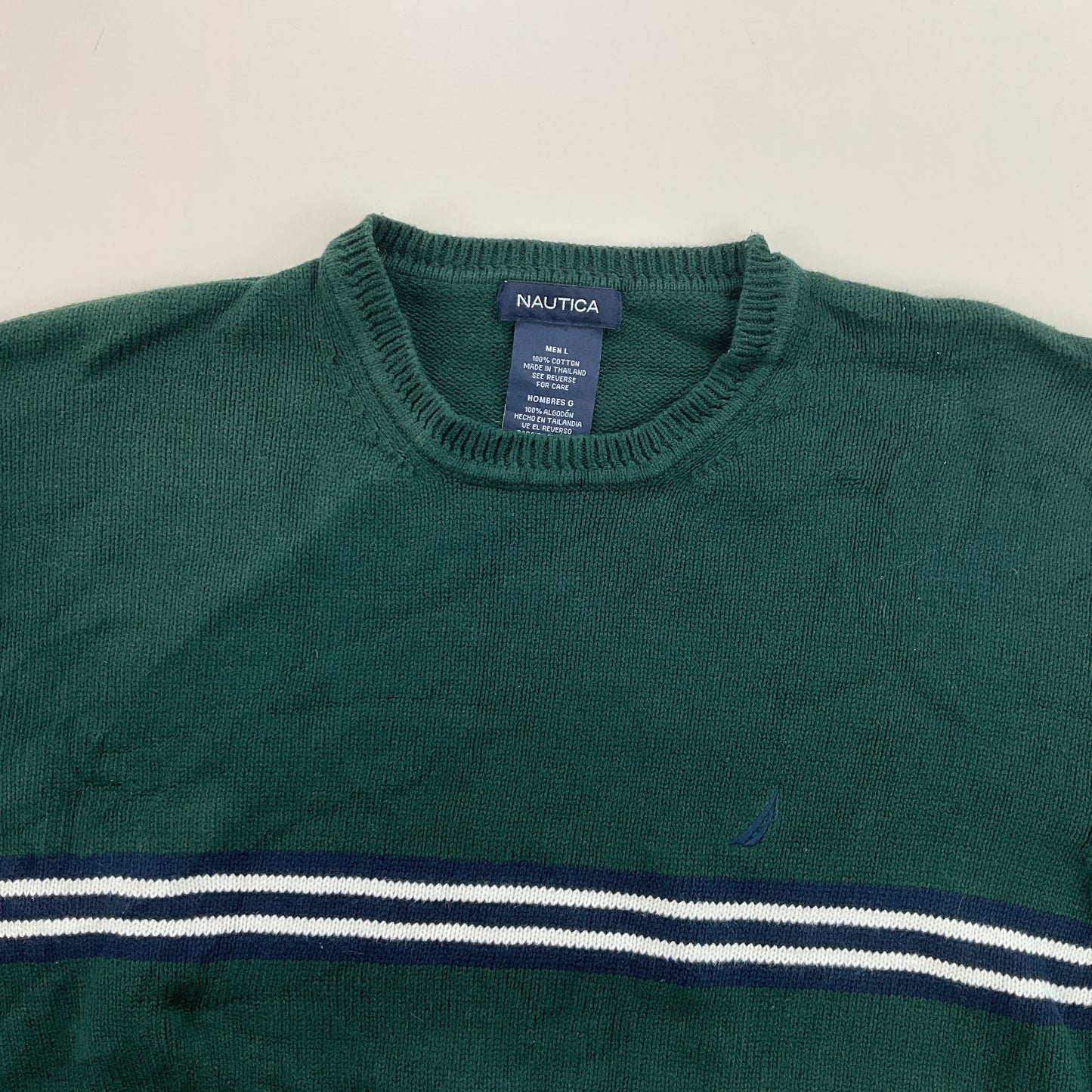 Nautica Basic Sweatshirt 2 PCS Set - Large-NAUTICA-olesstore-vintage-secondhand-shop-austria-österreich