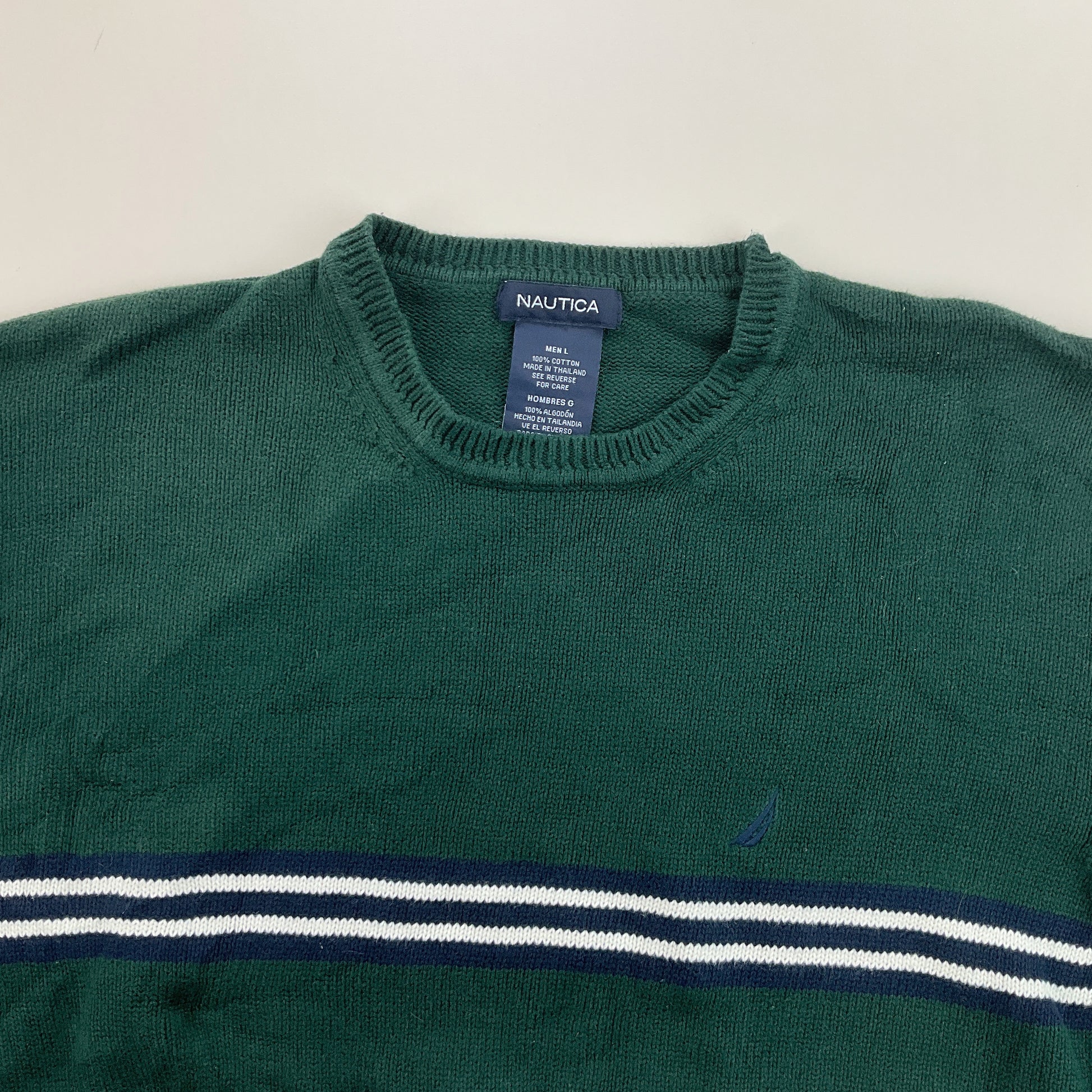 Nautica Basic Sweatshirt 2 PCS Set - Large-NAUTICA-olesstore-vintage-secondhand-shop-austria-österreich