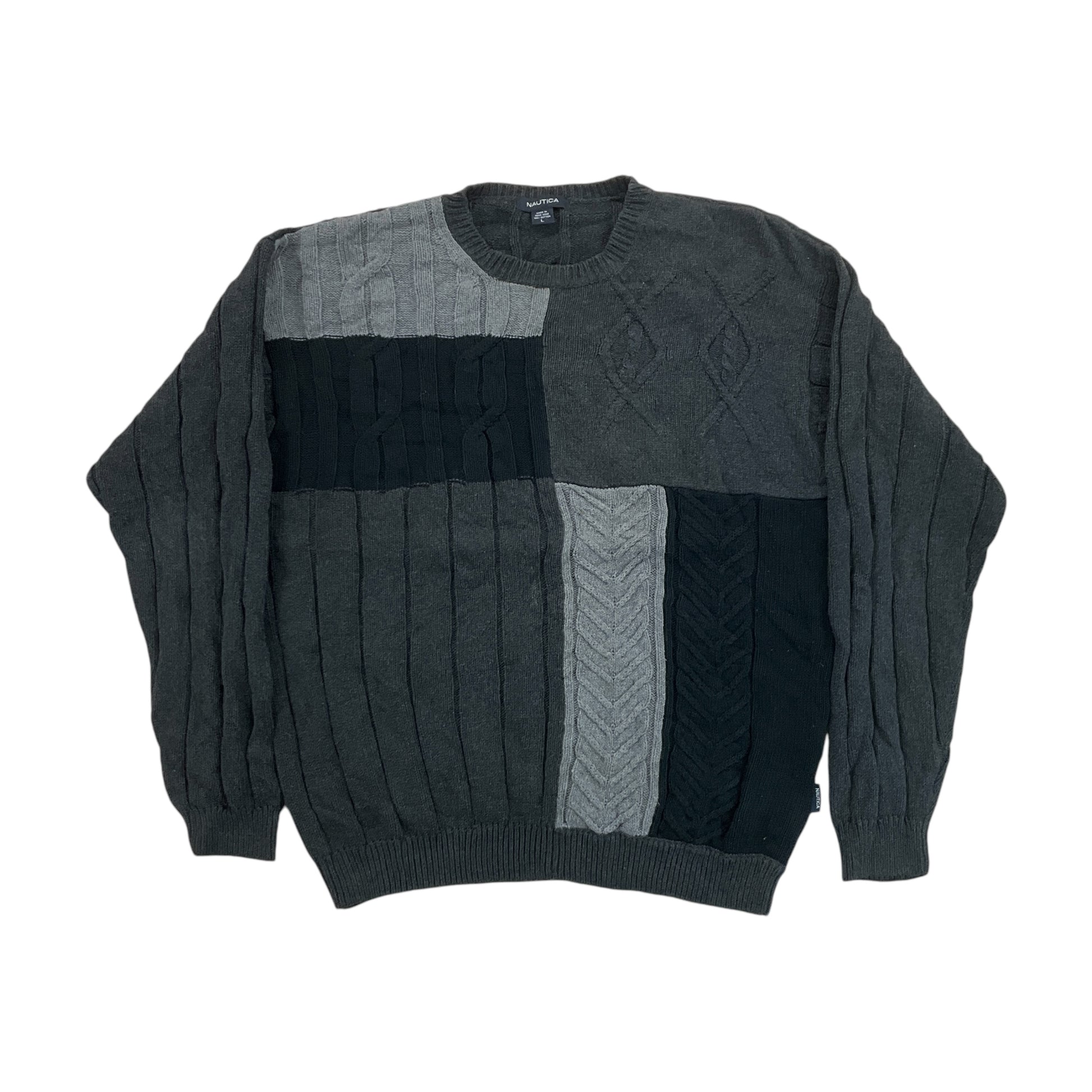 Nautica Basic Sweatshirt 2 PCS Set - Large-NAUTICA-olesstore-vintage-secondhand-shop-austria-österreich