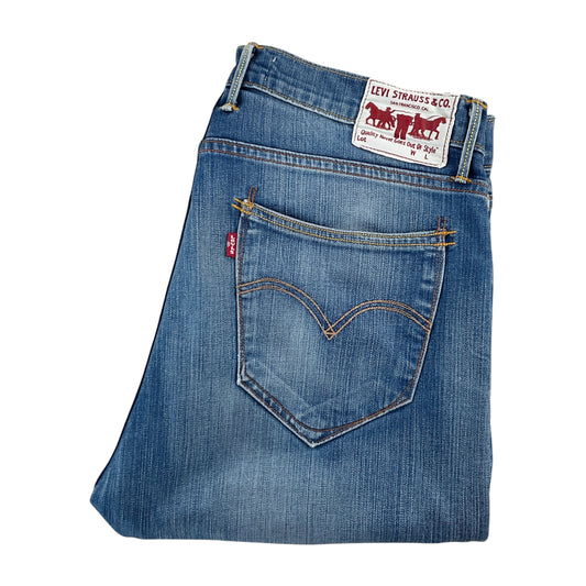 Levi's Lot 504 Straight Fit Denim Jeans - W33 L30-LEVI'S-olesstore-vintage-secondhand-shop-austria-österreich