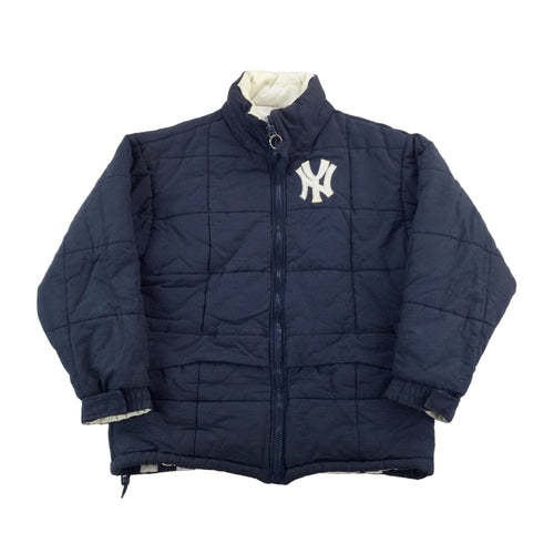 New York Yankees 90s Reversible Jacket - Medium-New York Yankees-olesstore-vintage-secondhand-shop-austria-österreich