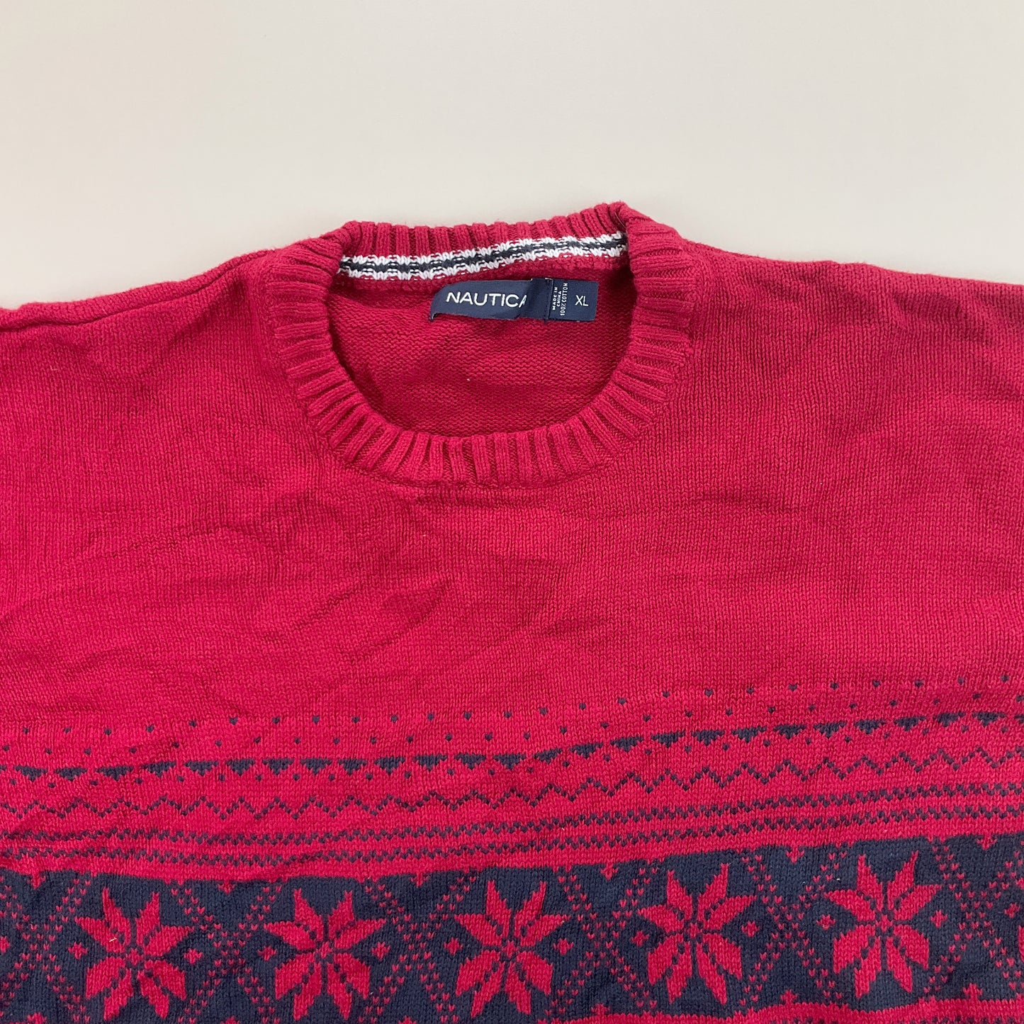 Nautica Basic Sweatshirt 3 PCS Set - XL-NAUTICA-olesstore-vintage-secondhand-shop-austria-österreich