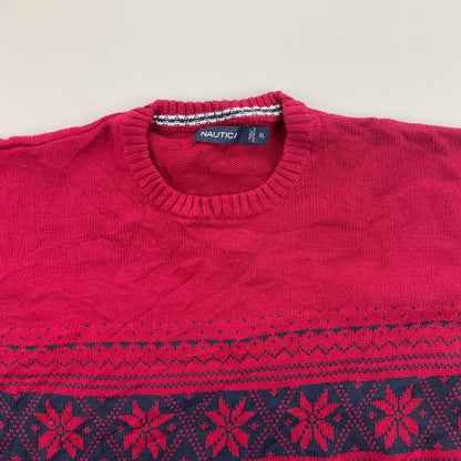 Nautica Basic Sweatshirt 3 PCS Set - XL-NAUTICA-olesstore-vintage-secondhand-shop-austria-österreich