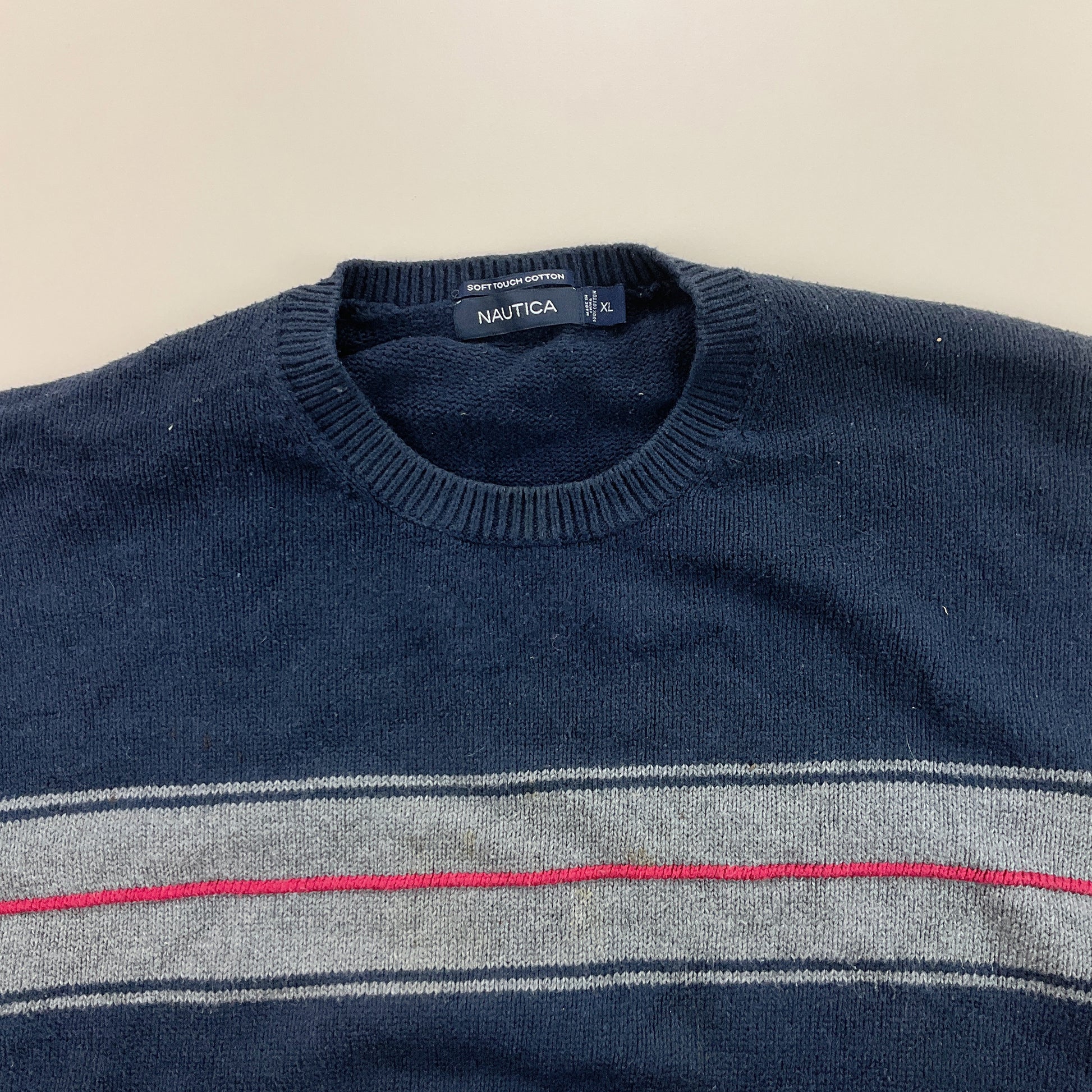 Nautica Basic Sweatshirt 3 PCS Set - XL-NAUTICA-olesstore-vintage-secondhand-shop-austria-österreich