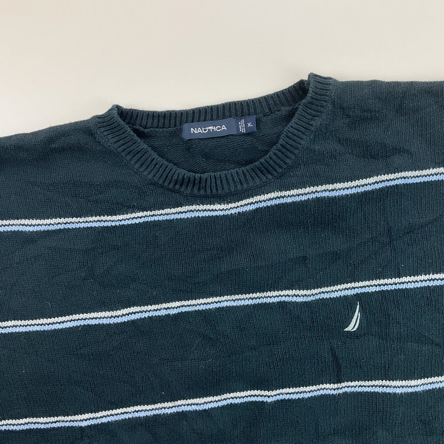 Nautica Basic Sweatshirt 3 PCS Set - XL-NAUTICA-olesstore-vintage-secondhand-shop-austria-österreich