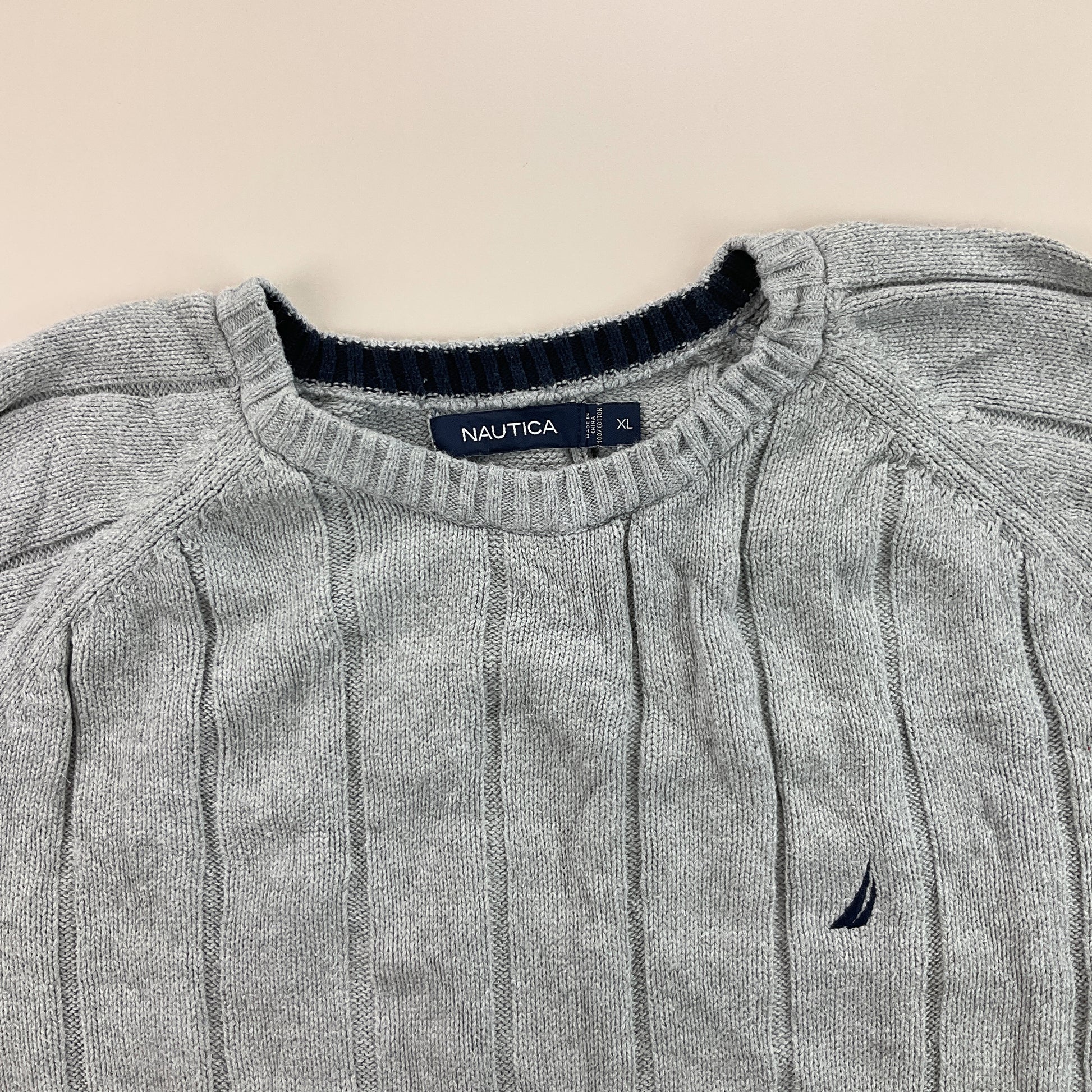Nautica Basic Sweatshirt 3 PCS Set - XL-NAUTICA-olesstore-vintage-secondhand-shop-austria-österreich