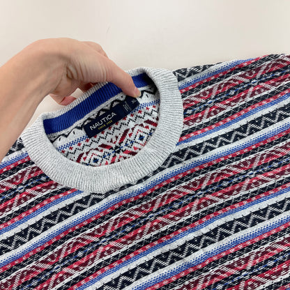 Nautica Basic Sweatshirt 3 PCS Set - XL-NAUTICA-olesstore-vintage-secondhand-shop-austria-österreich